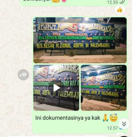 Pengiriman Papan Bunga Duka Kunciran Indah