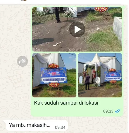 Pengiriman Karangan Bunga Kunciran Indah