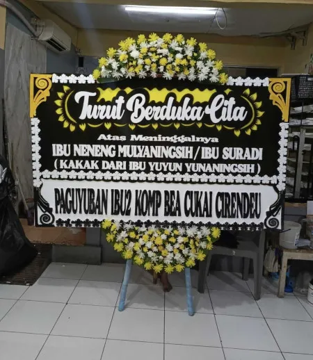 Papan Bunga Duka Kunciran Indah