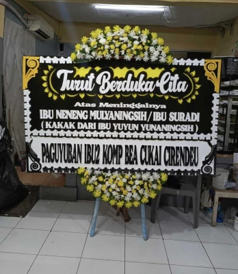 Papan Bunga di Kunciran Indah